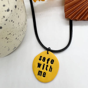 Make a Statement necklace in safe